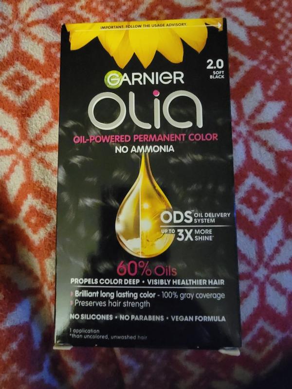 Garnier Olia Oil Powered Permanent Color, 4.62 Dark Garnet Red