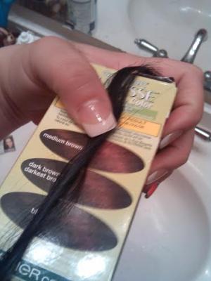 my hair looks like the "before" picture of black hair on the box... not what it should turn...