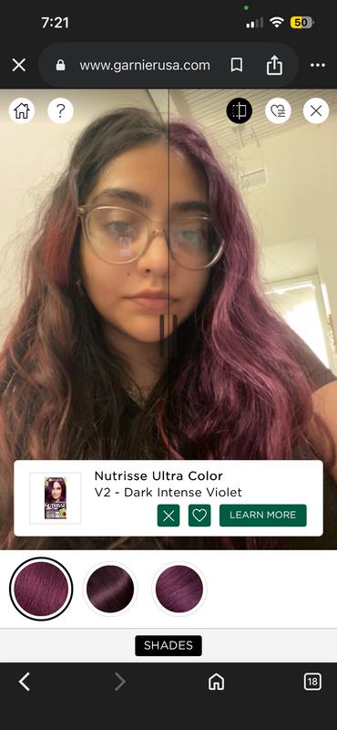What the website said my hair would look like