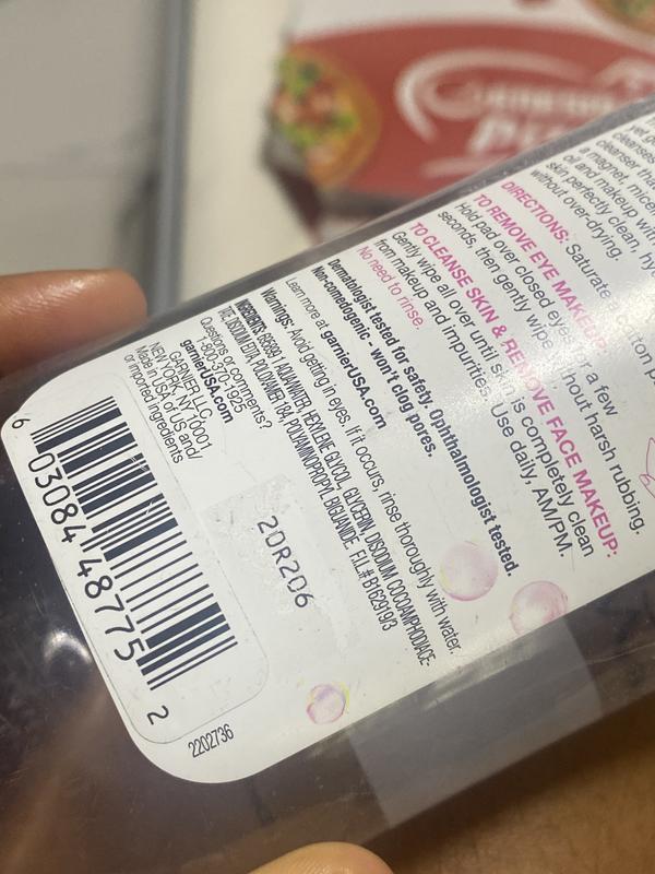 My new Garnier miceller cleanser