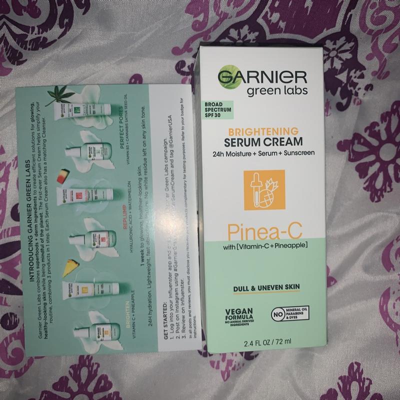 Vitamin C Skin Brightening Serum Cream Spf 30 Garnier
