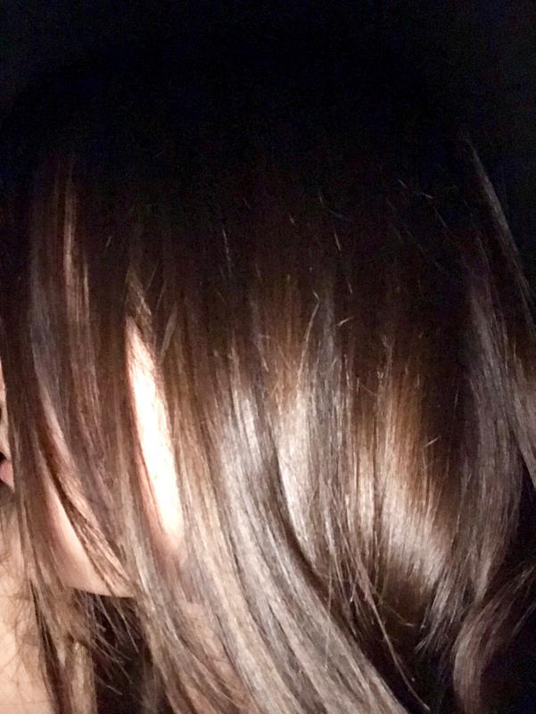 End of day hair. Haven’t had a trim in almost a year