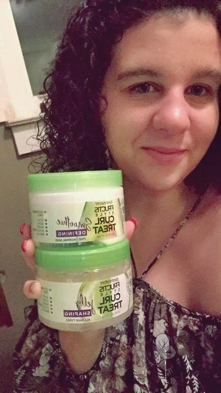 Me & my amazing products for my curly hair