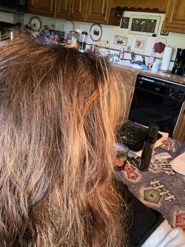 Applied very little to the back