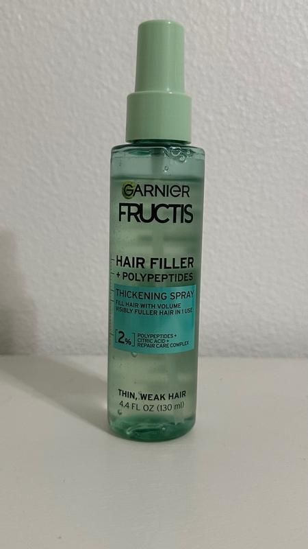 Garnier Fructis Hair Filler Fullness Repair Thickening Spray, Thin