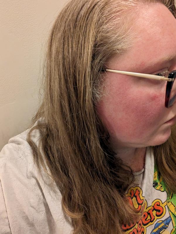 After blow dry