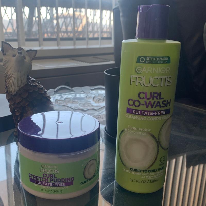 Curl Stretch Pudding Sulfate Free Anti Shrinkage Cream Garnier