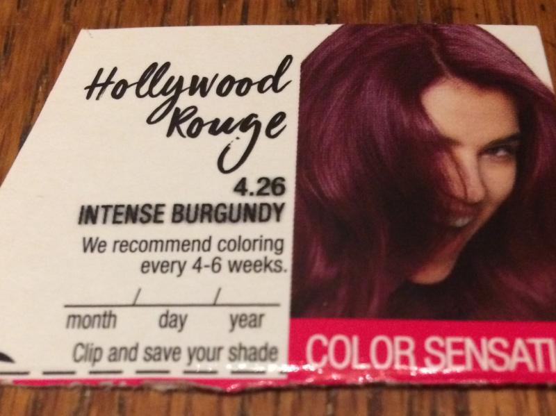 Color Sensation 4 26 Intense Burgundy