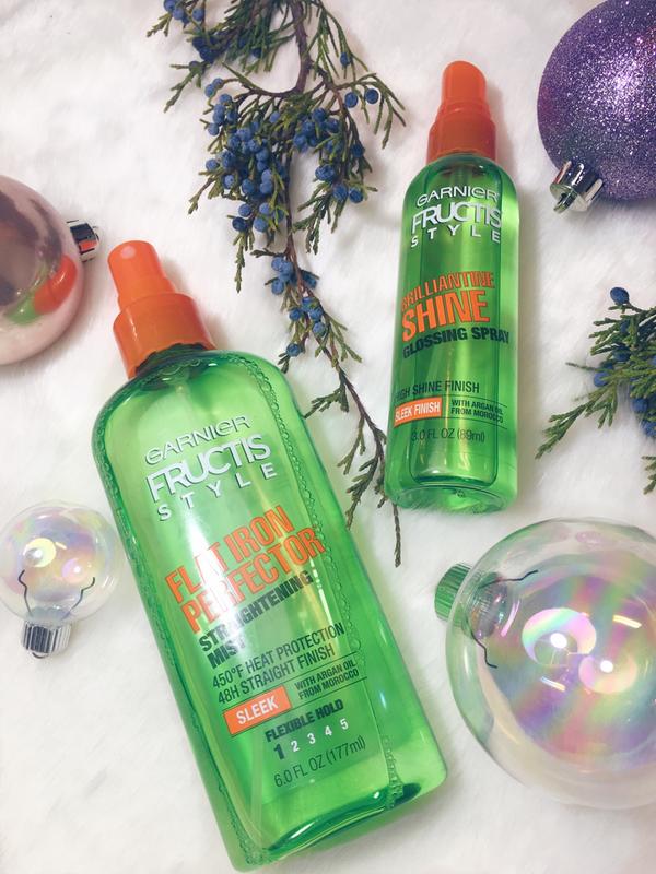 Fructis Sleek Shine Flat Iron Perfector Straightening Mist Garnier