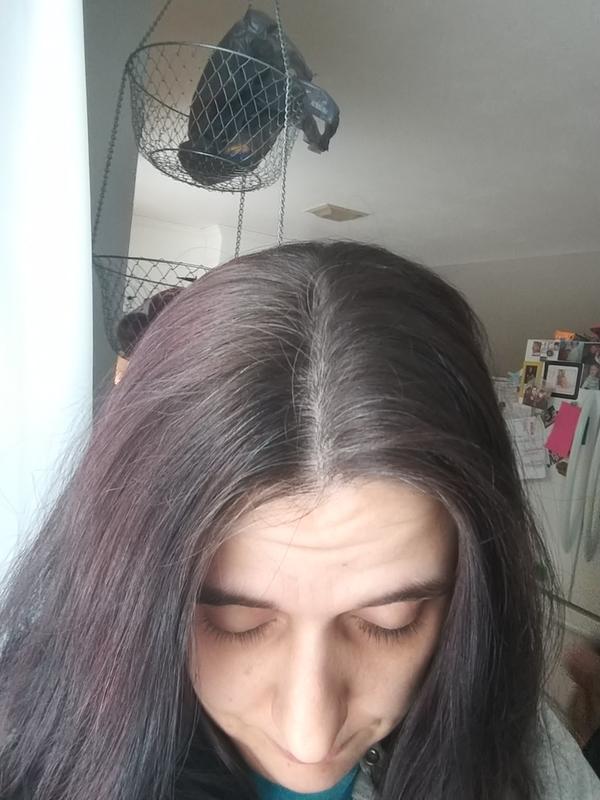 This is after. Not so red but not too green either.