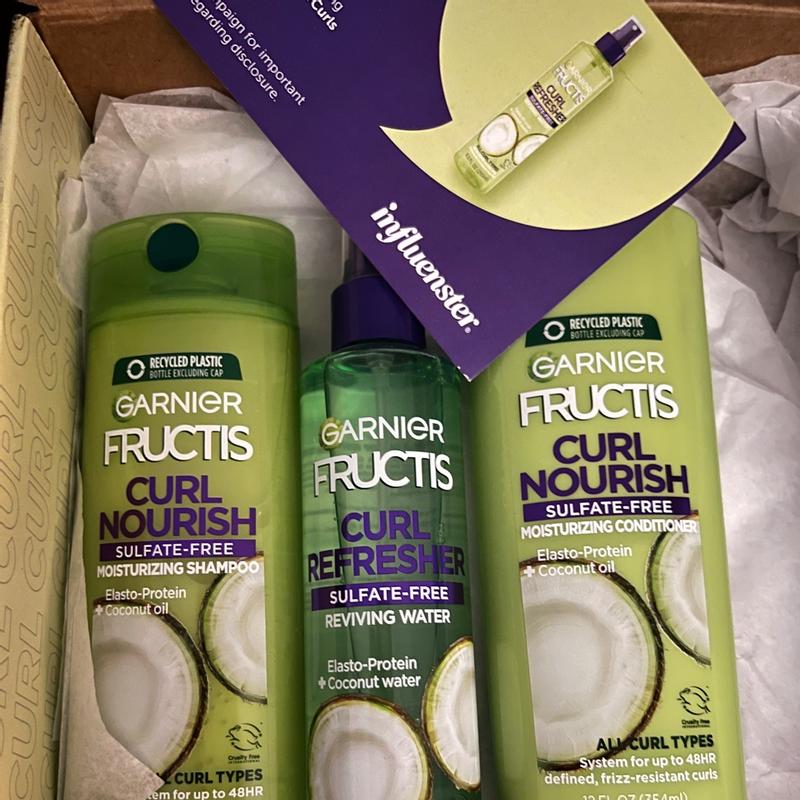 Garnier Fructis Curl Nourish Curl Nourish Sulfate-Free Shampoo for All Curl  Types
