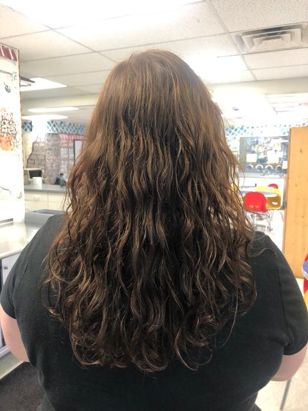 Butter after hair dried