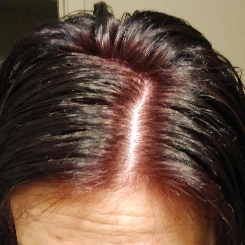 Red roots! NO VIOLET in this color!