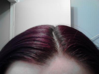four weeks after dying, color is still intense!