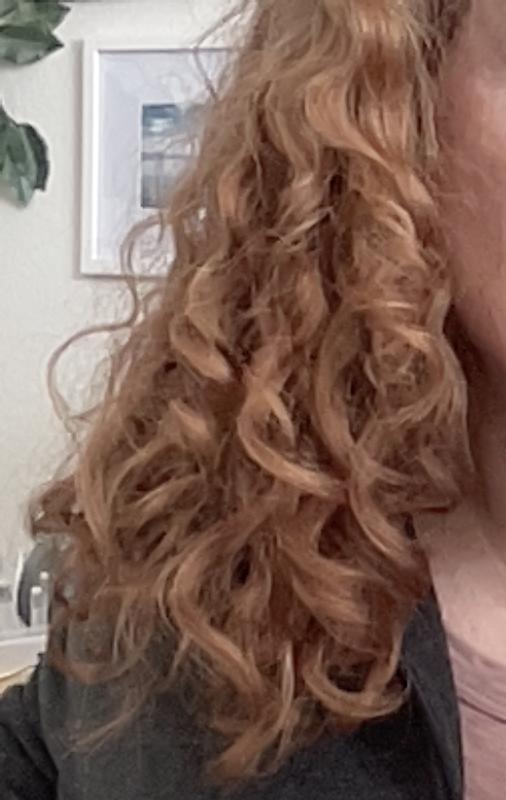 Third day curls. Still clumped!