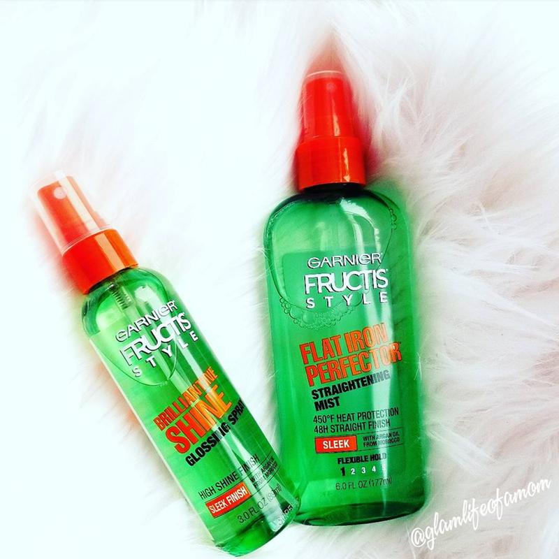 Garnier fructis 2025 flat iron spray