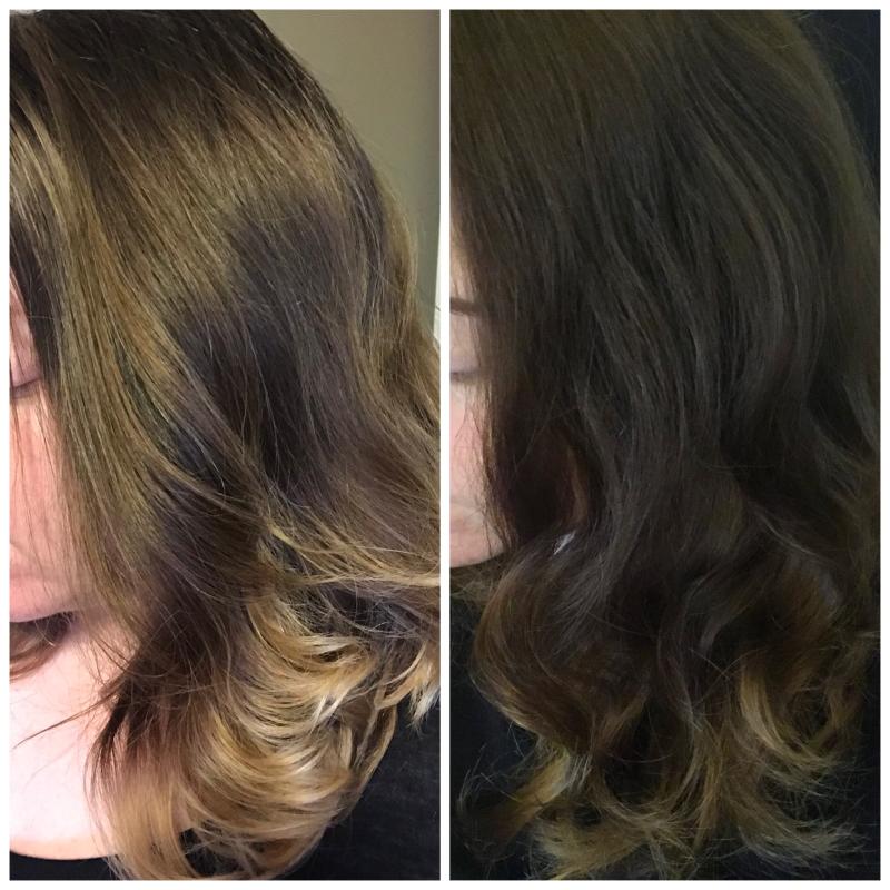 Garnier 73 - Before (left) and after (right)