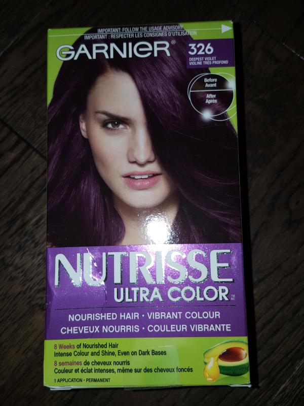 326 Deepest Violet Nutrisse Ultra Color Garnier Brands The