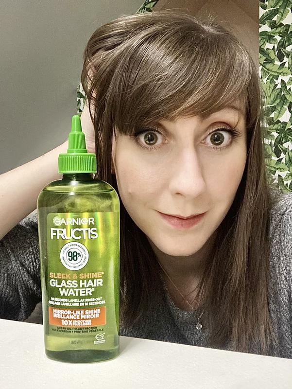 Garnier Sleek & Shine Glass Hair Water Review With Photos