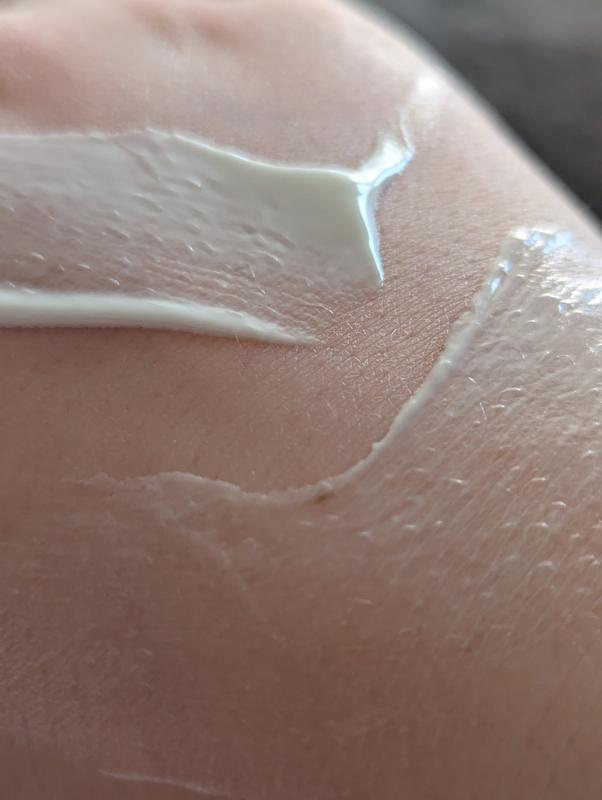 Swatch of the sunscreen
