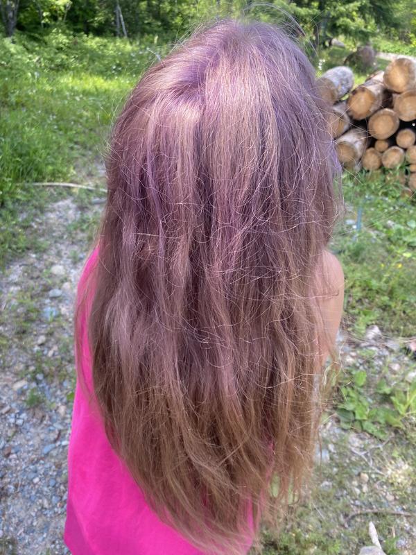 All the color washed out after application