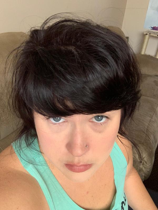 Black hair after using this dye- it is not fading. I am sad.