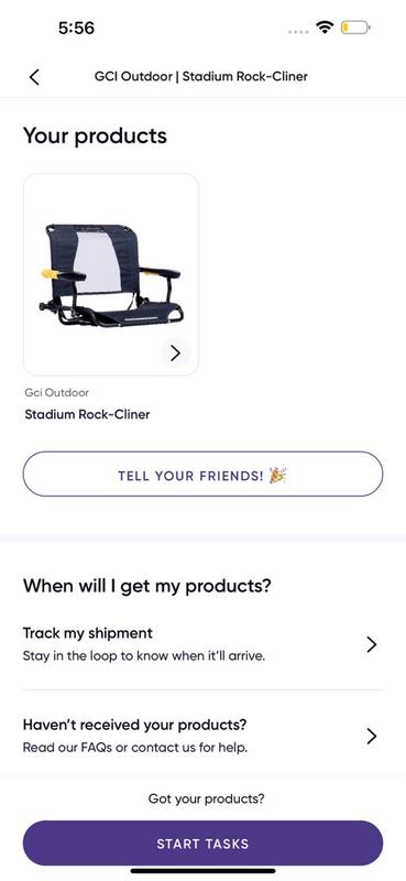 Photo submitted with review of product