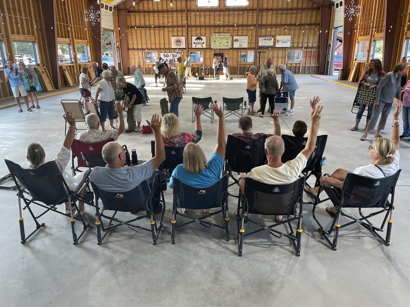 Some of the Avid GCI fans setting up at the LOLA Concert in Land O’Lakes, WI