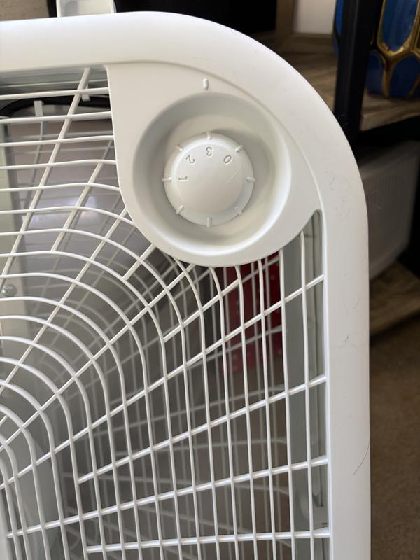 Stand Fans: Holmes 20” Box Fan – 3-Speed, High Velocity, Weather