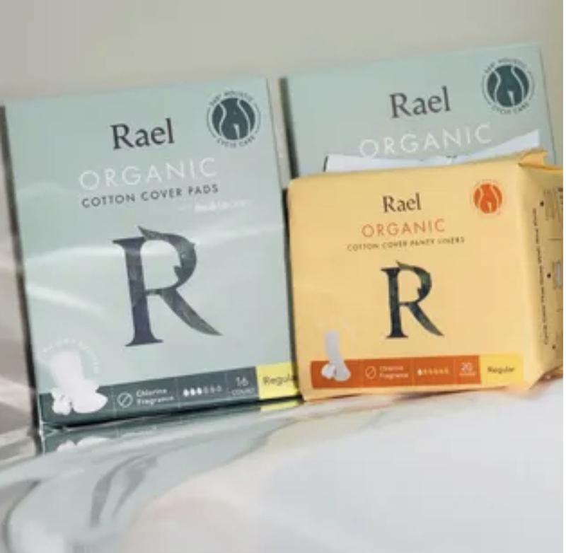  Rael Pads For Women, Organic Cotton Cover Pads