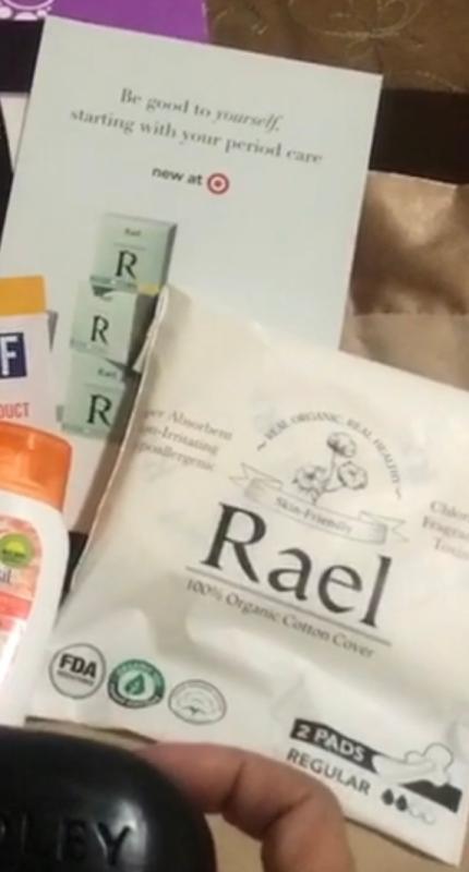 Rael has real organic pads