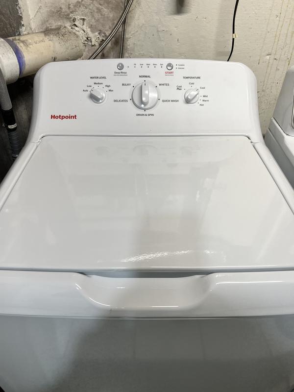 Have a question about Hotpoint 4.0 cu.ft. Top Load Washer in White with Cold Plus and Water Level Control Pg 4 The Home Depot