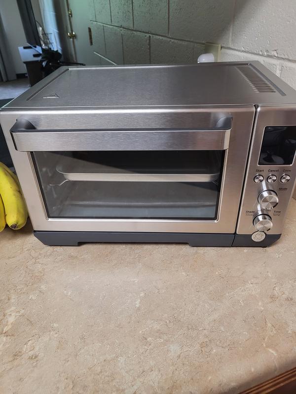 Reviews for GE 6 Slice Stainless Steel Convection Toaster Oven with Quartz Heating Element and 7 Cook Modes Pg 1 The Home Depot