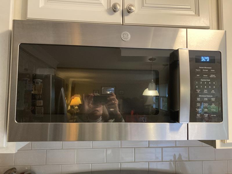 Reviews for GE 1.9 cu. ft. Over the Range Microwave in Stainless Steel with Sensor Cooking Pg 4 The Home Depot