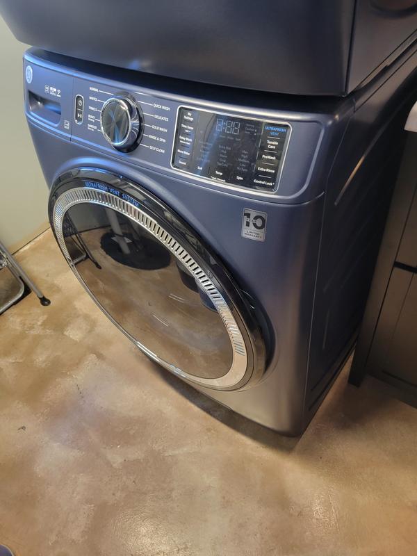Reviews for GE 4.8 cu. ft. Smart Sapphire Blue Front Load