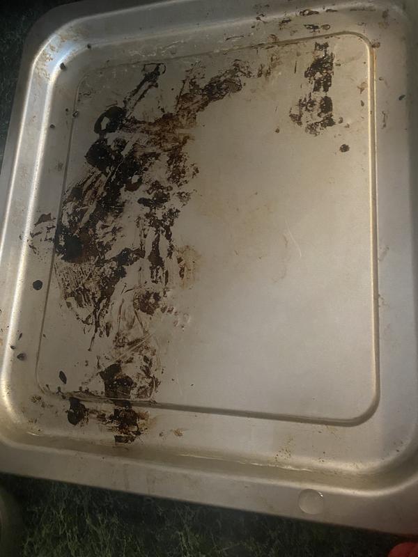 Pan has burnt on stuff