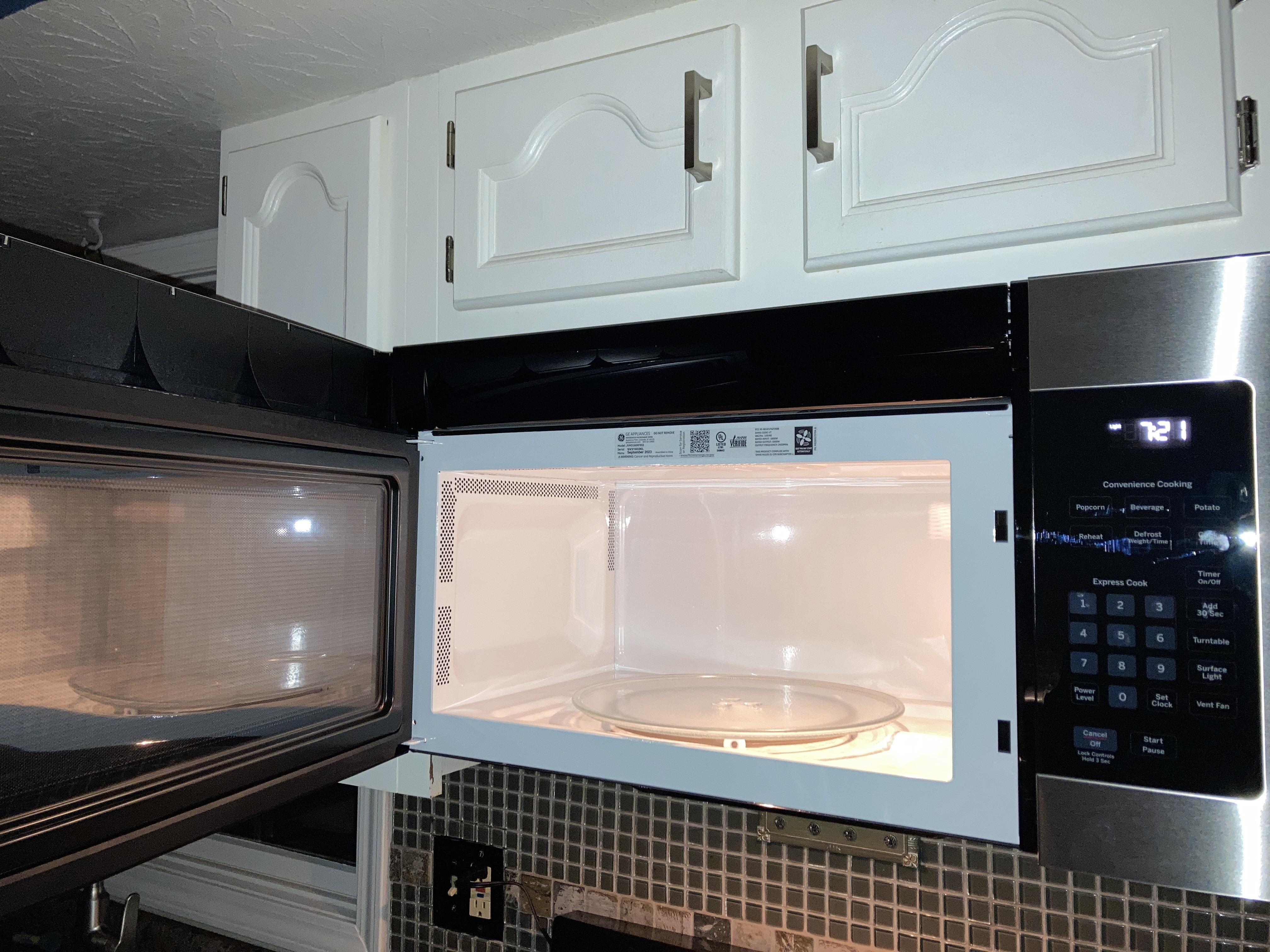 GE Over The Range Microwave 1.6 Cu. Ft. Stainless Steel Best Buy Canada