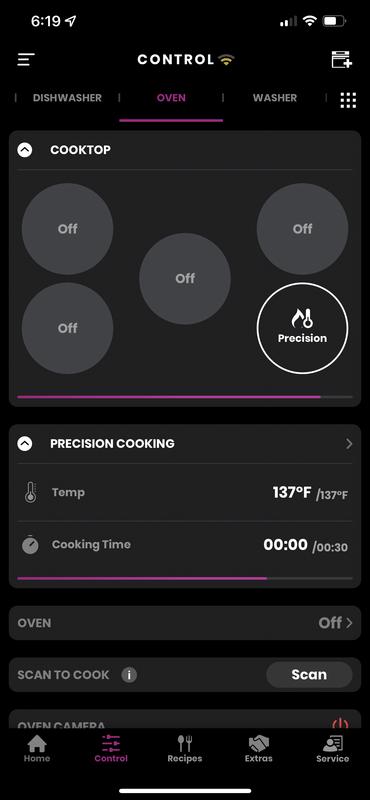 Cafe Induction Cooktop Bluetooth Cooking Probe (Black) in the