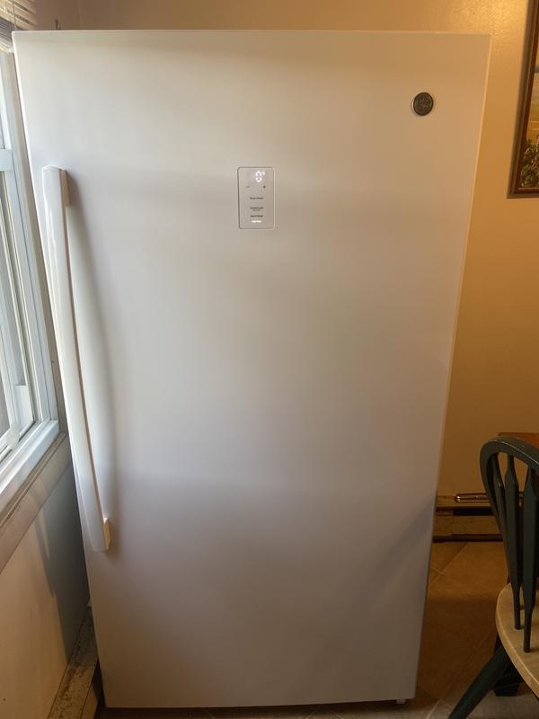 FUF17DLRWW by GE Appliances - GE® 17.3 Cu. Ft. Frost-Free Garage Ready  Upright Freezer