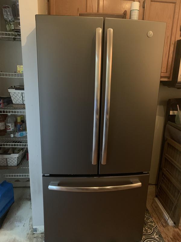 Ge Energy Star 24 7 Cu Ft French Door Refrigerator Gne25jskss Ge Appliances