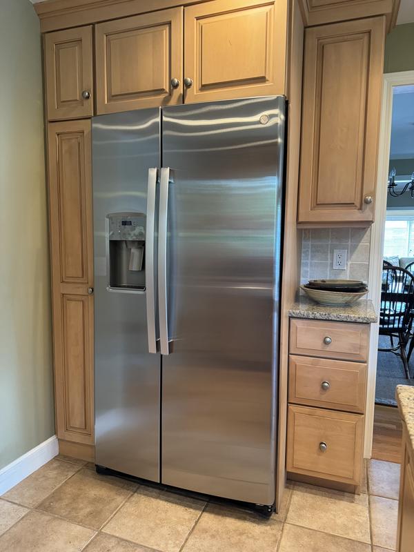 ge様ご確認ページ Have a question about GE 21.8 cu. ft. Side by Side Refrigerator in