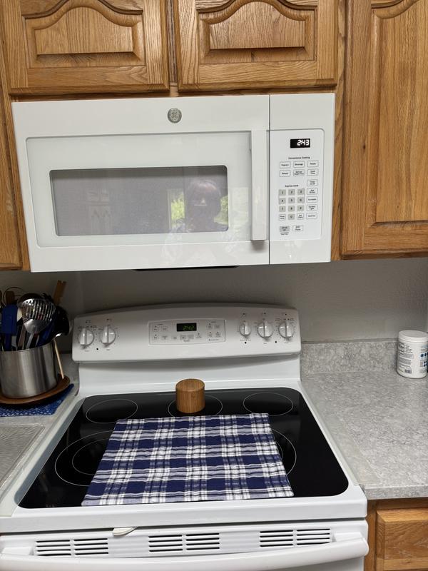 GE 1.6 cu. ft. Over the Range Microwave in Bisque
