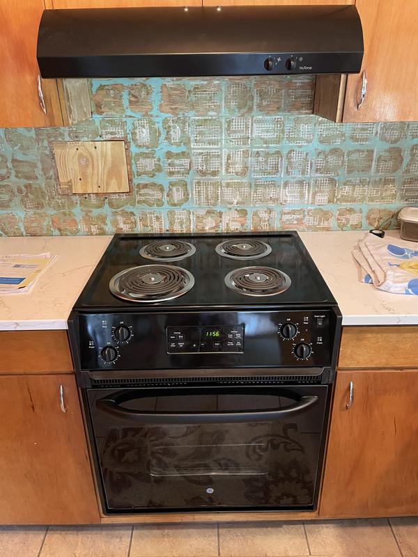 GE 27 Oven DropIn Electric Range With Coil Burners White, 57 OFF