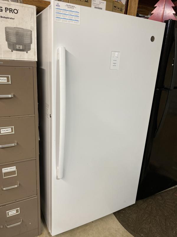 GE® ENERGY STAR® 17.3 Cu. Ft. Frost-Free Garage Ready Upright Freezer