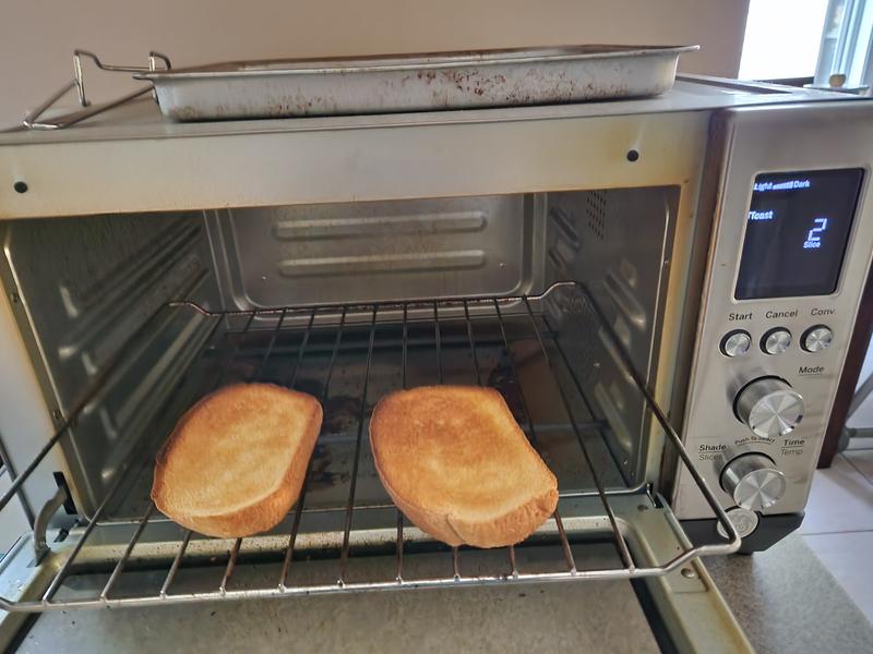 Reviews for GE 6-Slice Stainless Steel Convection Toaster Oven with Quartz  Heating Element and 7 Cook Modes