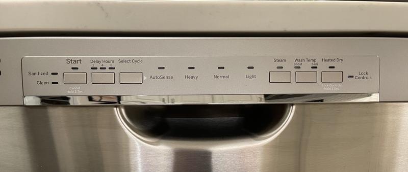 GDF570SGJWW GE GE® Stainless Steel Interior Dishwasher with Front