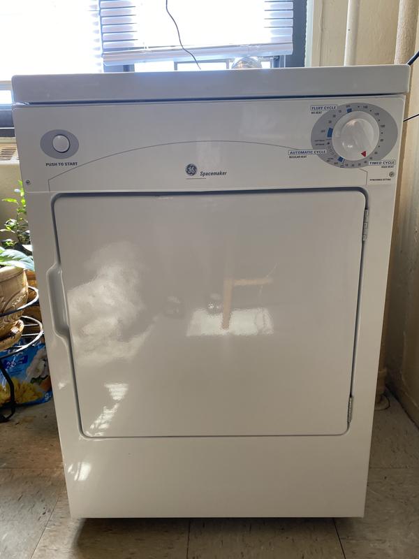 GE 3.6 cu. ft. Electric Dryer DSKP333ECWW