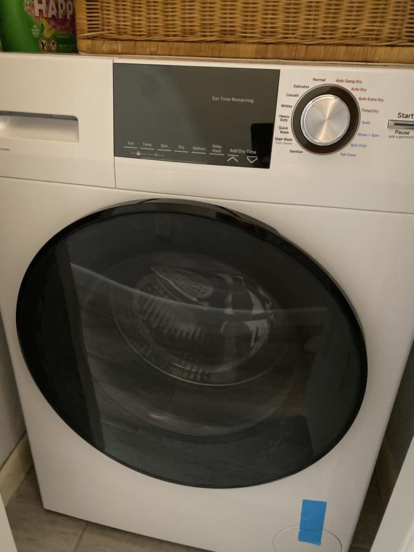 GE Compact White 120Volt Ventless Electric AllinOne Washer Dryer