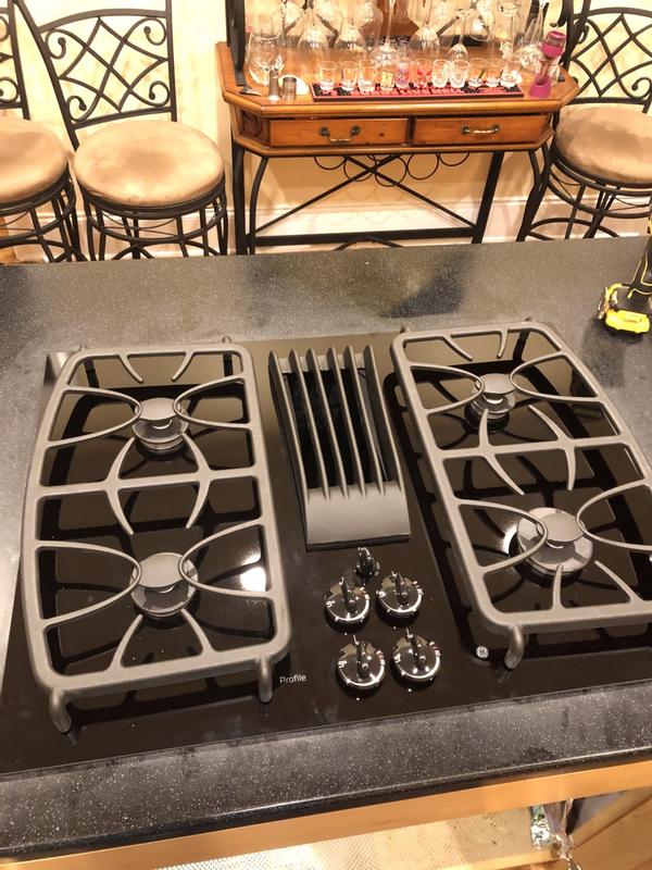 Ge downdraft deals gas range