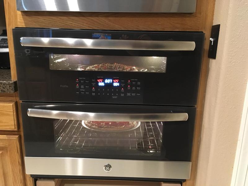 GE Profile 30 in Self Cleaning Double Electric Wall Oven